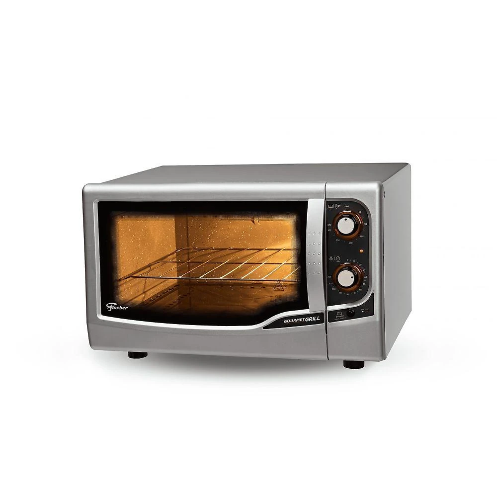Forno Elétrico Fischer Gourmet Grill Bancada 44L Prata 220V