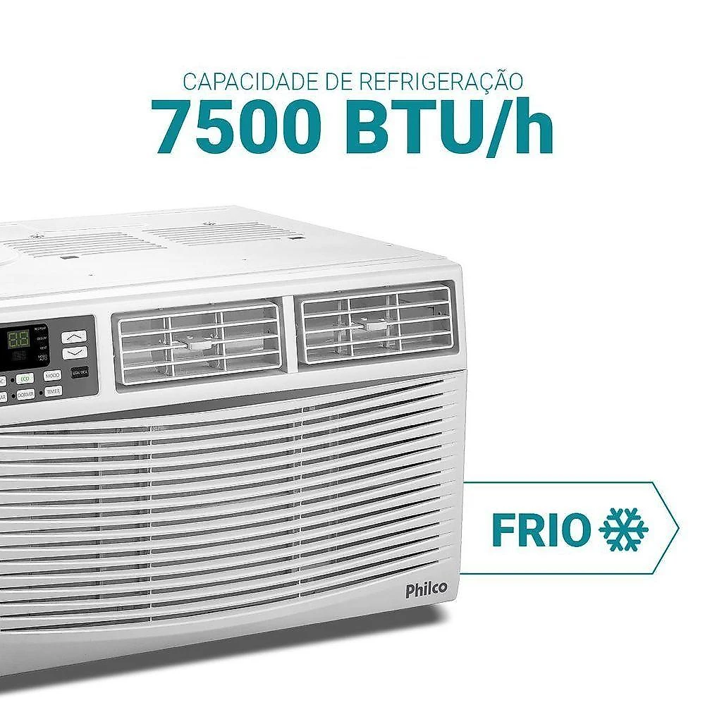 Ar Condicionado Janela 7500BTUs Philco Frio PAJ7FH 220V