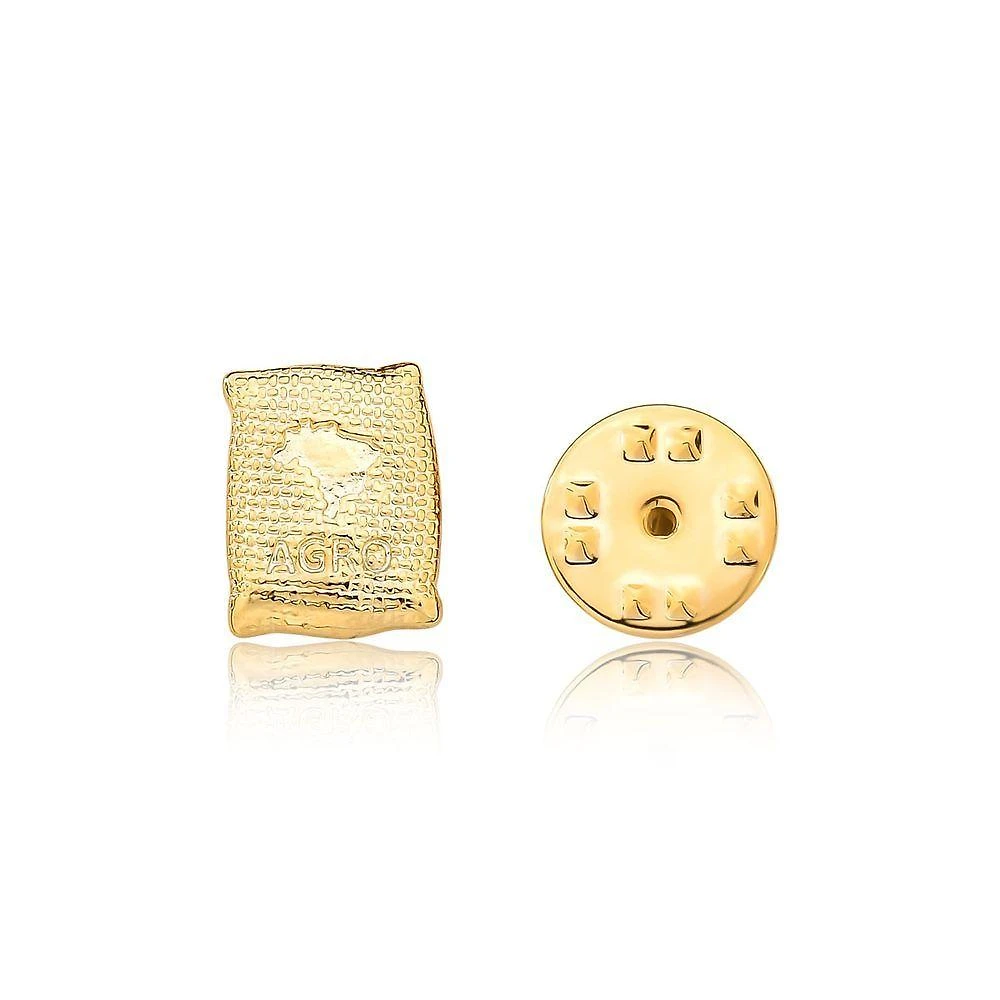 Broche VL Accessoires VLVL605 Revestido em Ouro Dourado Unissex