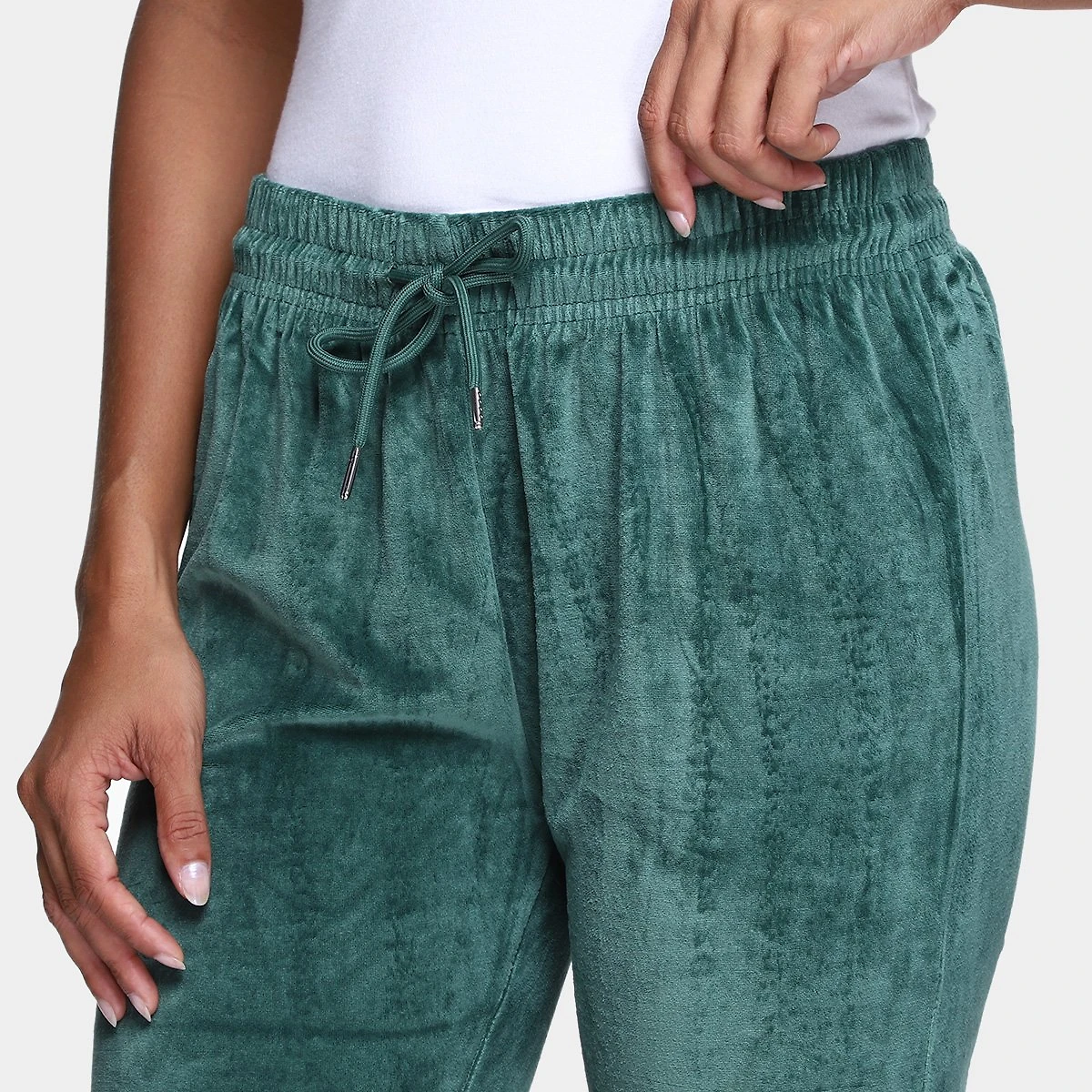 Miniatura Calça Facinelli Plush Punho Feminina Verde - G