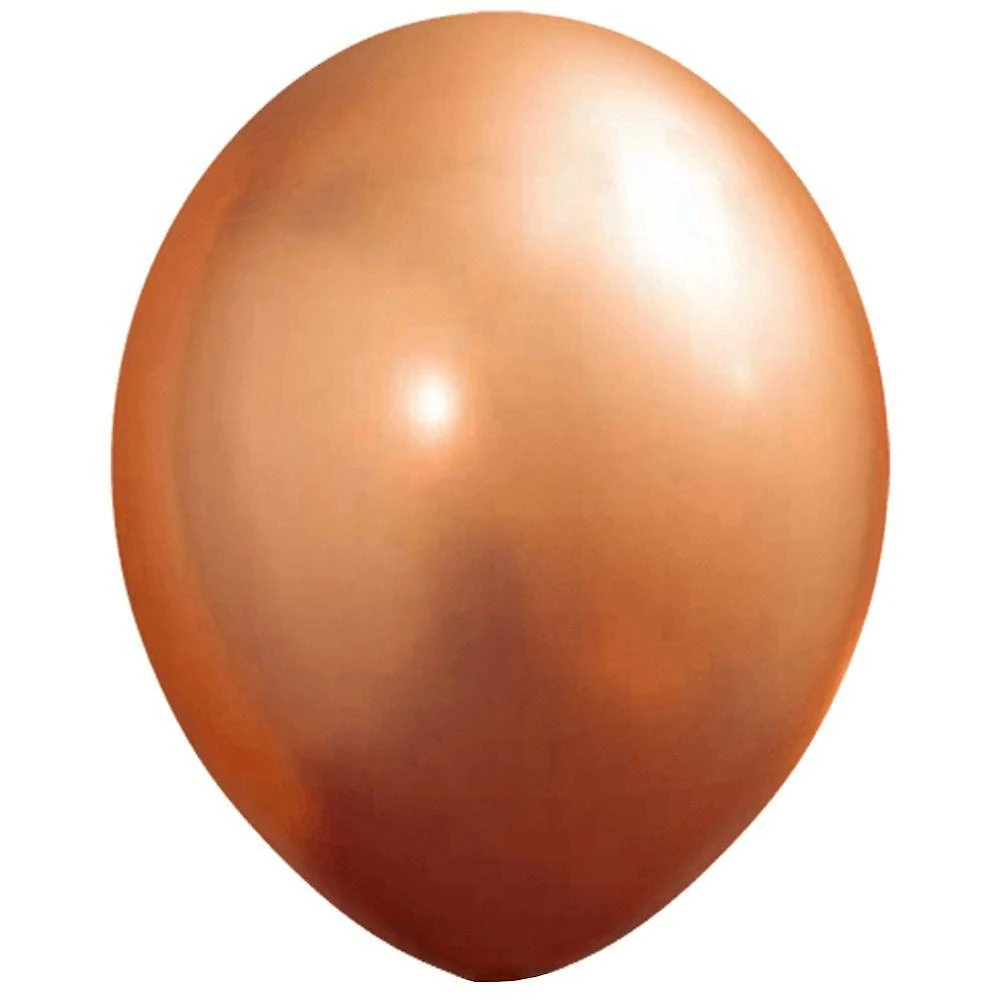 Balão Cromado Alumínio Bronze - 16 Polegadas - 10 Unidades