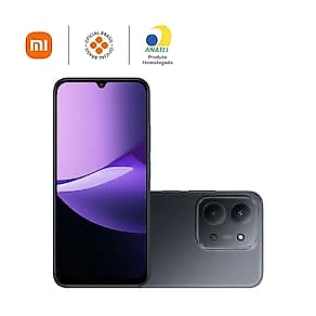 Smartphone Xiaomi Redmi 15C 5G Tela 6,9” 256GB Câmera 50MP Preto