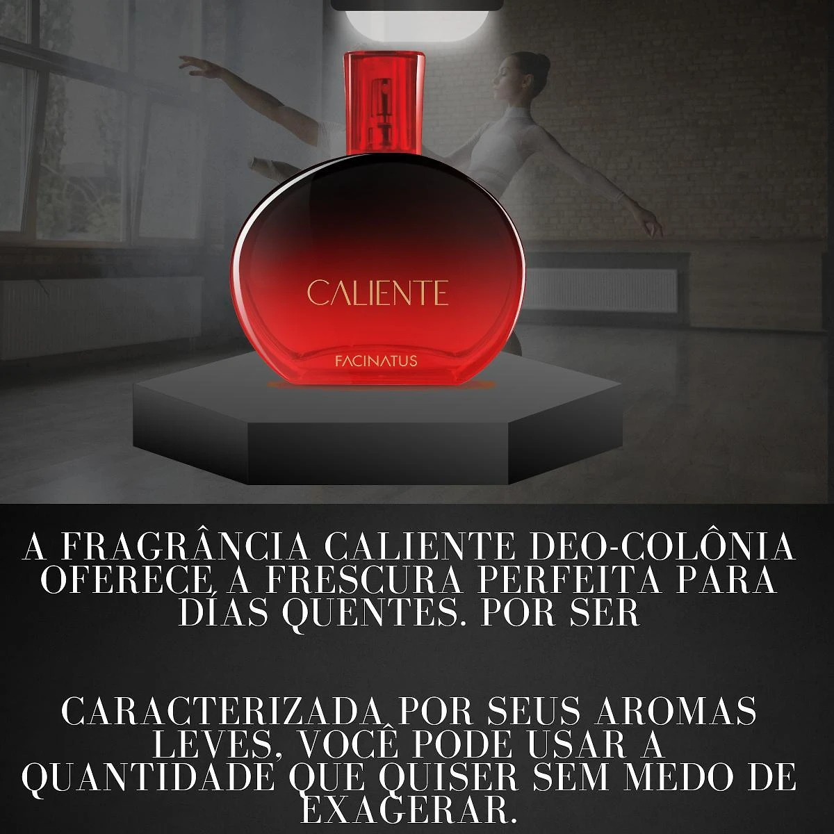 Perfume Caliente 95 Ml Feminina Facinatus Deo Colônia Floral