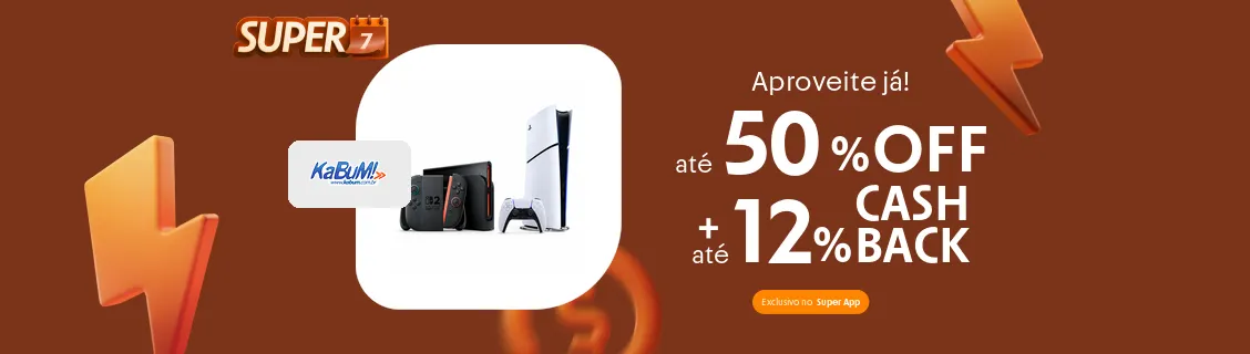 KABUM com até 12% de cashback