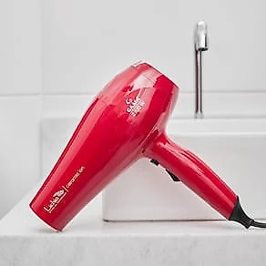 Secador de Cabelos GA.MA Italy Lichia Ceramic Íon Motor AC Profissional 2100W - Vermelho 110V
