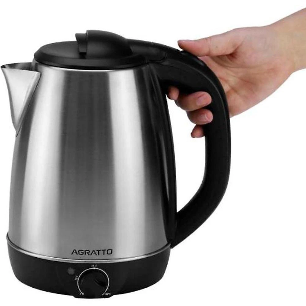 Chaleira Elétrica Agratto Aroma 2,2 Litros Inox 110v