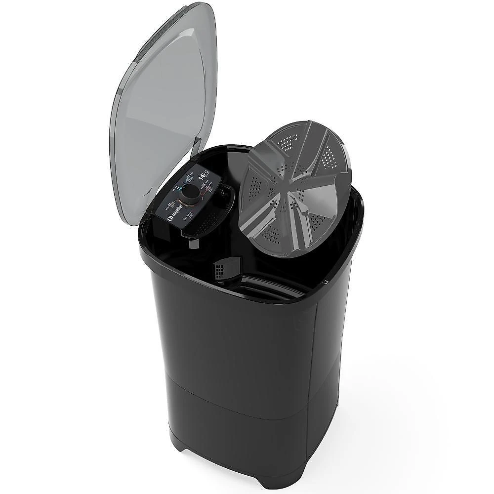 Tanquinho De Lavar Roupa Mueller 14 Kg Semiautomático MLT14B Preto 110V