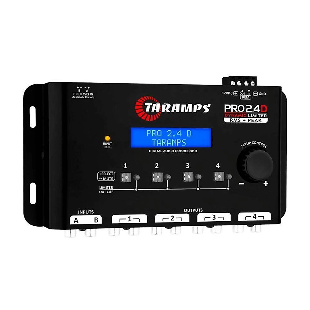 Processador De Audio Digital Taramps Pro 2.4d Dynamic Peak