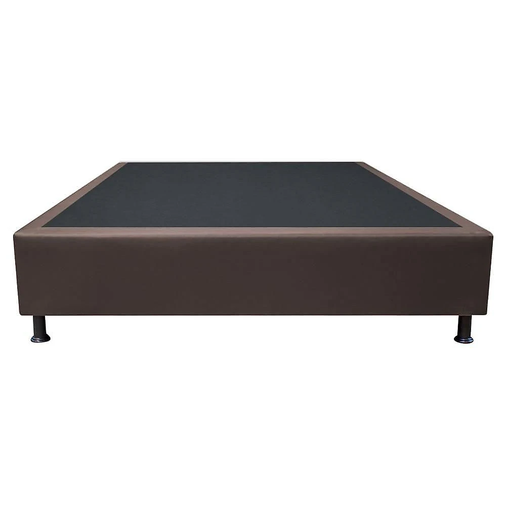 Base Box Para Cama Viúva 128x188cm Liz S05 Sintético Marrom - Mpozenato