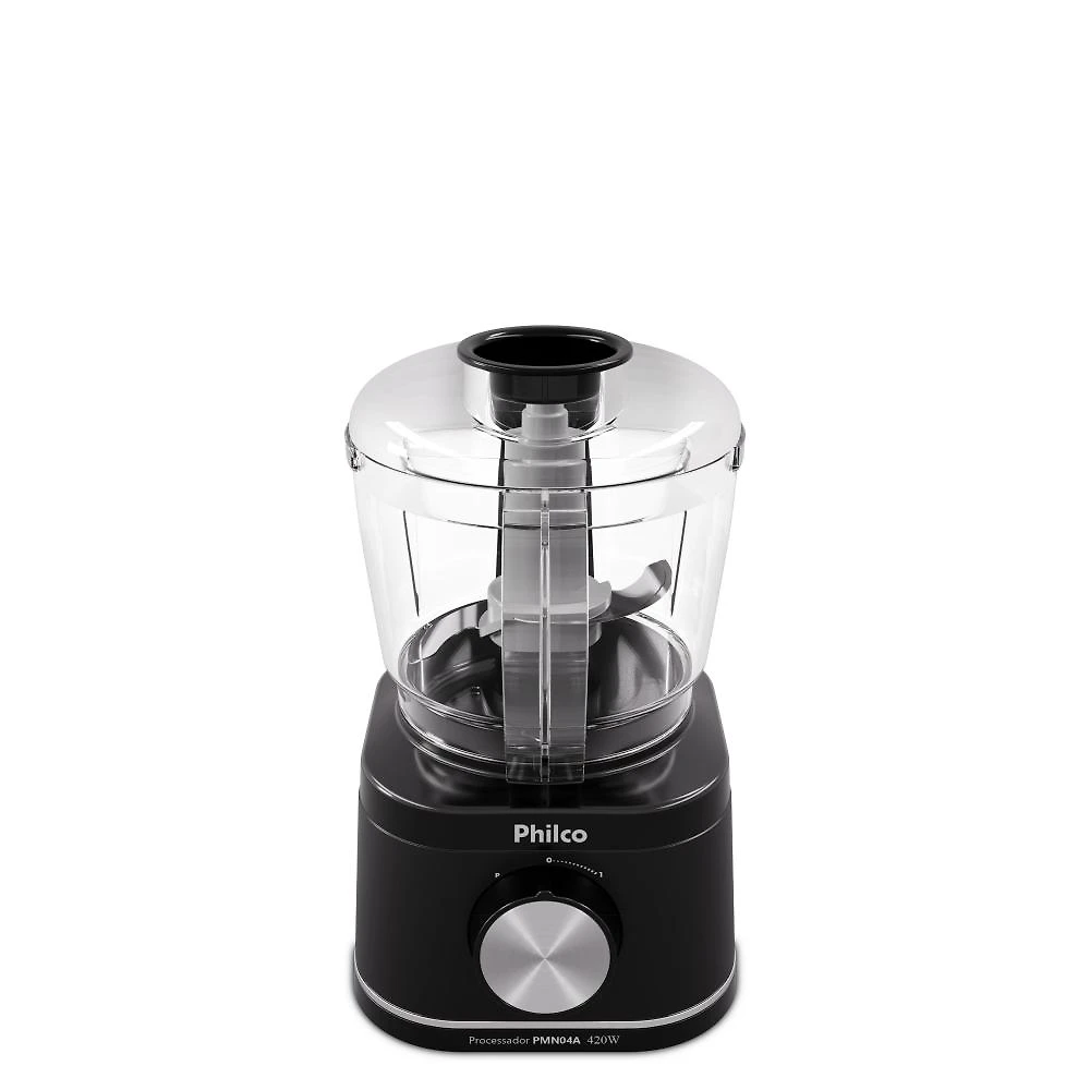 Processador de alimentos philco pmn04a 420w 500ml trava de segurança preto