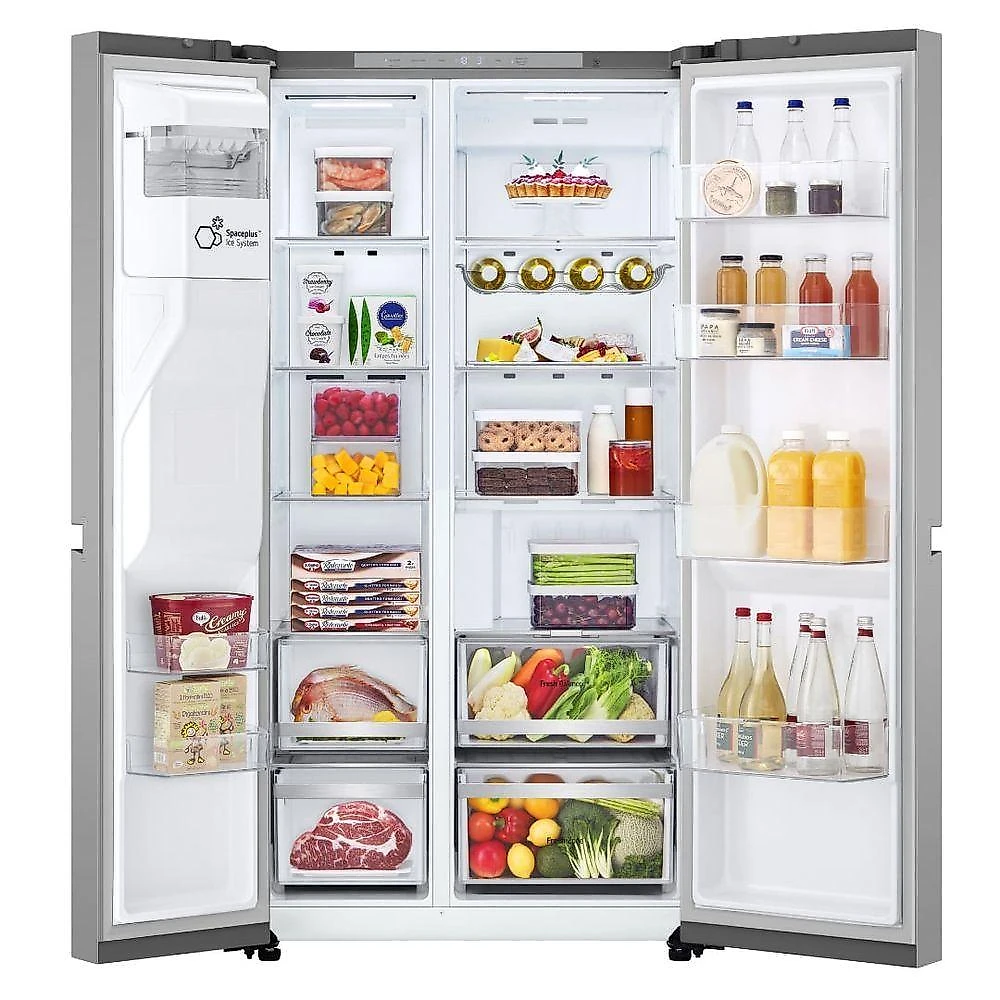 Geladeira Smart GC-L267KLQX LG Side By Side Frost Free Inverter, 638 Litros Inox Bivolt