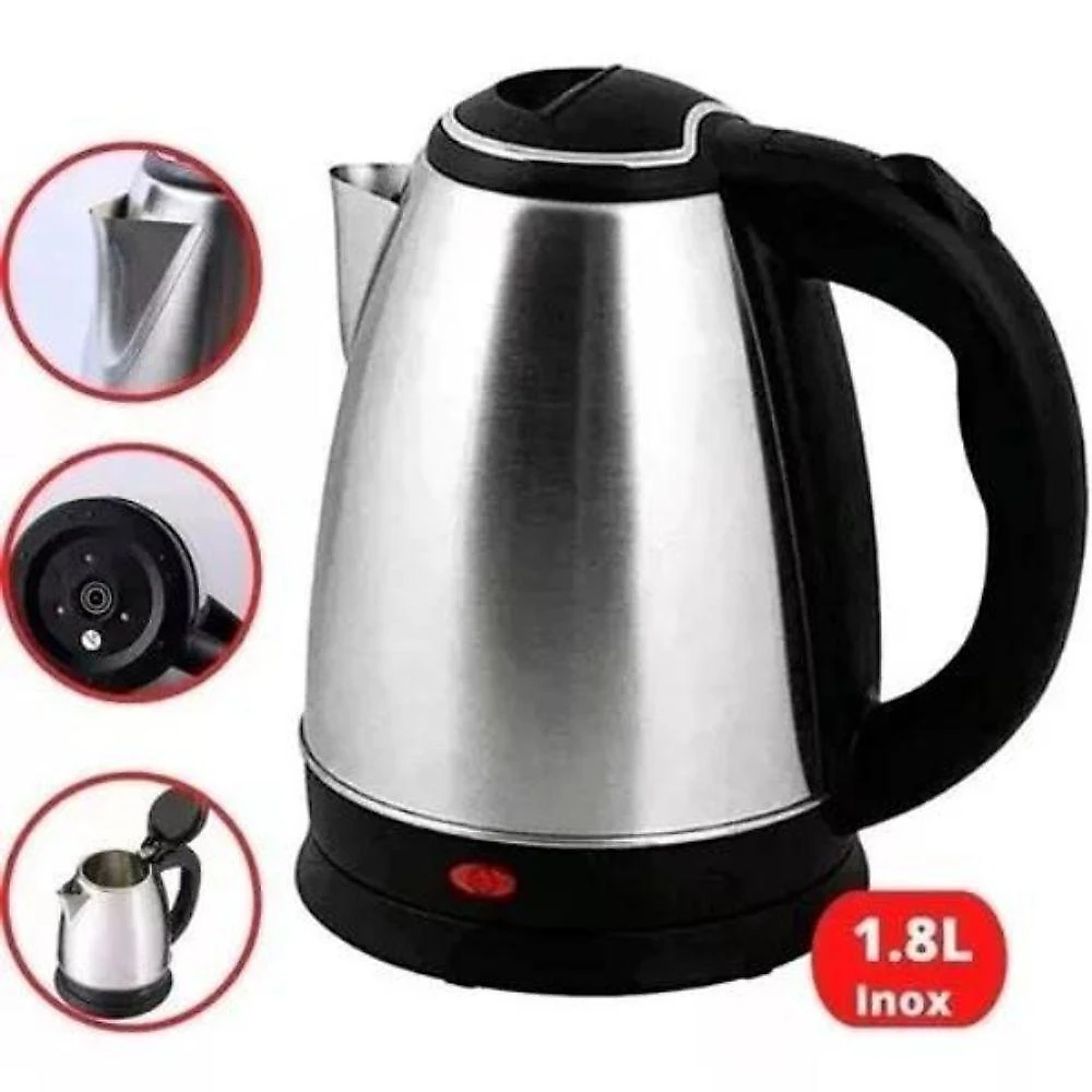 Chaleira Elétrica Cheguei BR Haüskraft 1100W 1.8L Aço Inox 110V para Bebidas Quentes