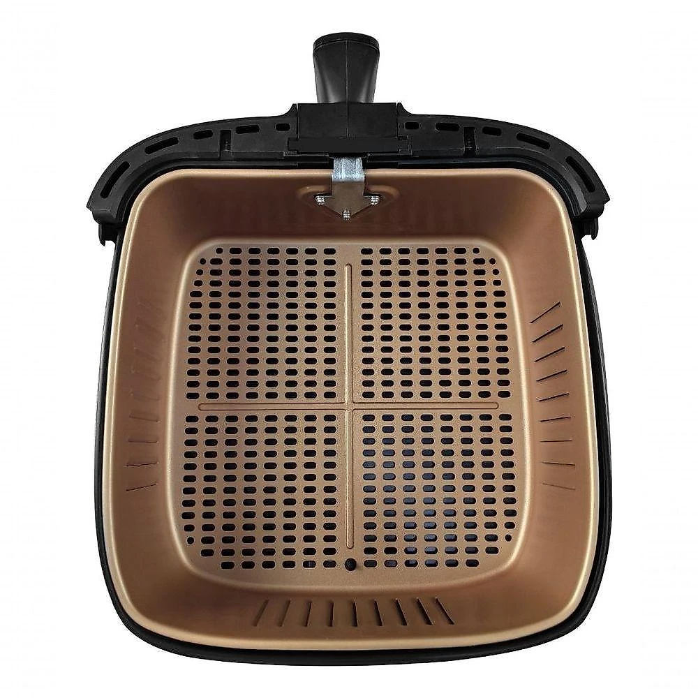 Fritadeira Elétrica Air Fryer PAF90B 9L 2000W com Cesto Quadrado Gold para Fritar Assar Grelhar