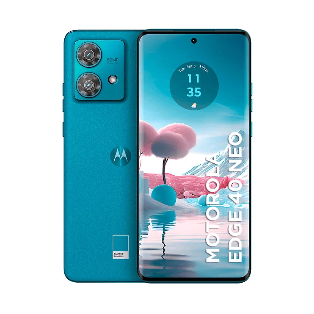 Usado: Motorola Edge 40 Neo 5G 256GB Azul Muito Bom - Trocafone