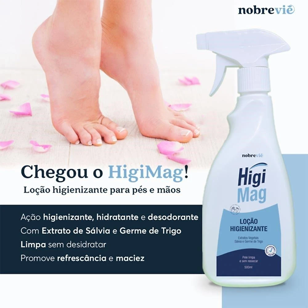 Kit Loção Higienizante Higi Mag 500ML e Loção Emoliente Homeo Clean 250ML webcontinental-7893015501968