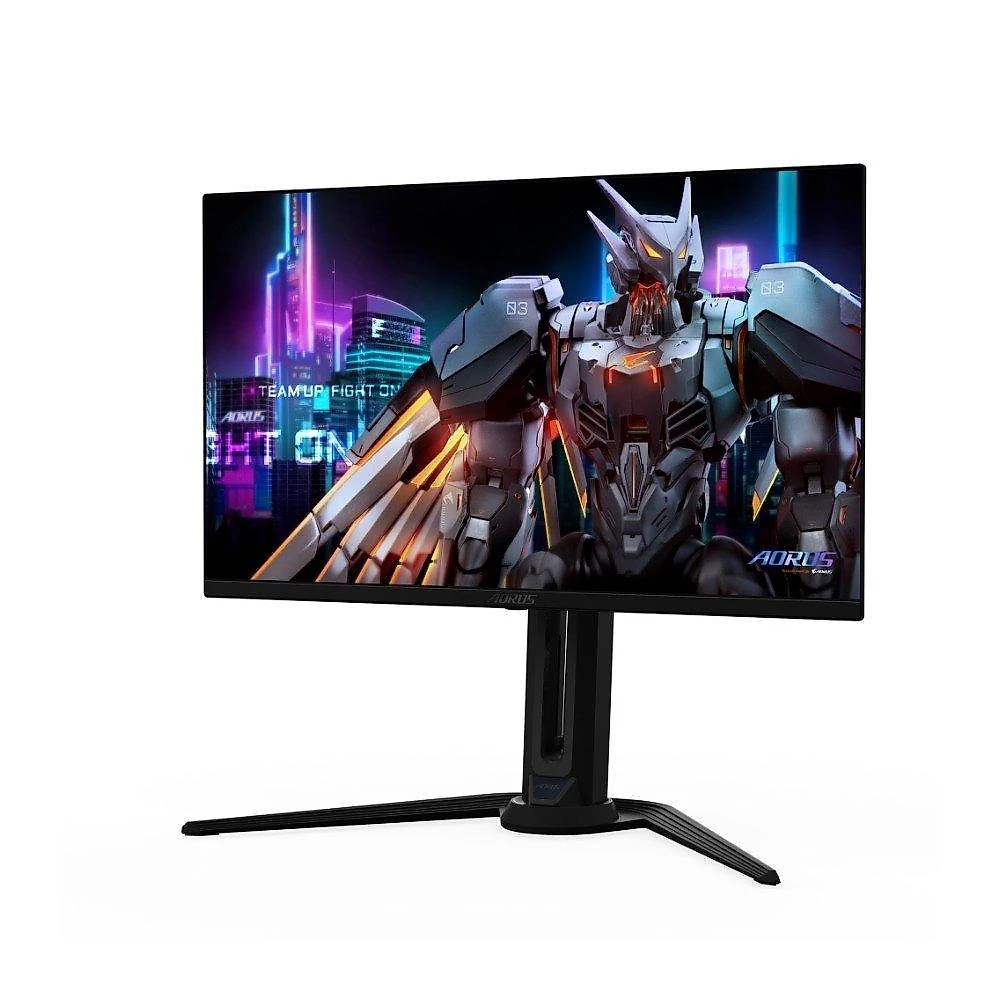 Monitor Gamer Gigabyte AORUS QD-OLED 27", QHD, 500Hz, 0.03ms, IA, G-Sync, FreeSync Premium Pro, USB-C, Som Integrado, Preto - FO27Q5P