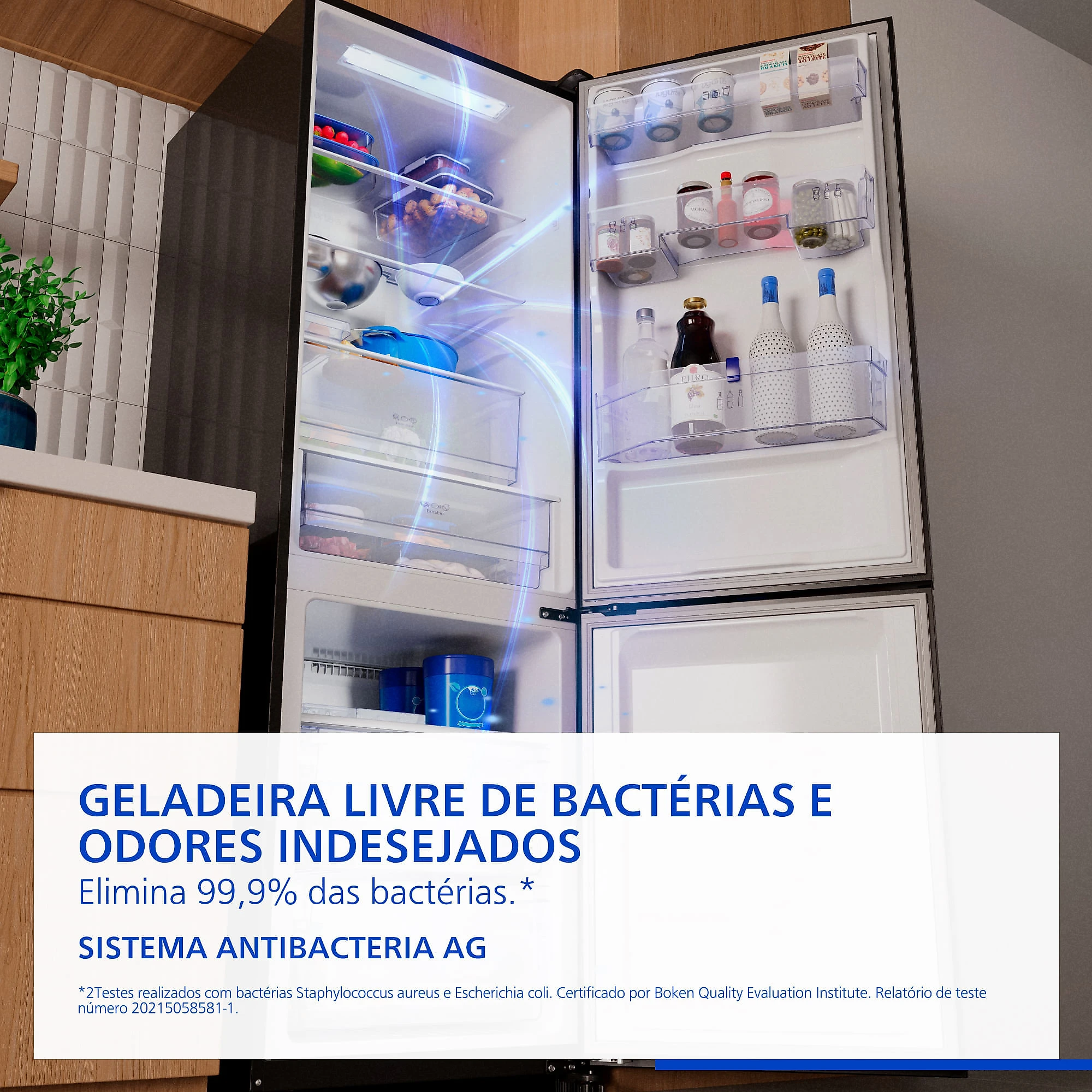 Geladeira Panasonic Frost Free 407L A Black Glass - NR-BB41GV2B NR-BB41GV2BA