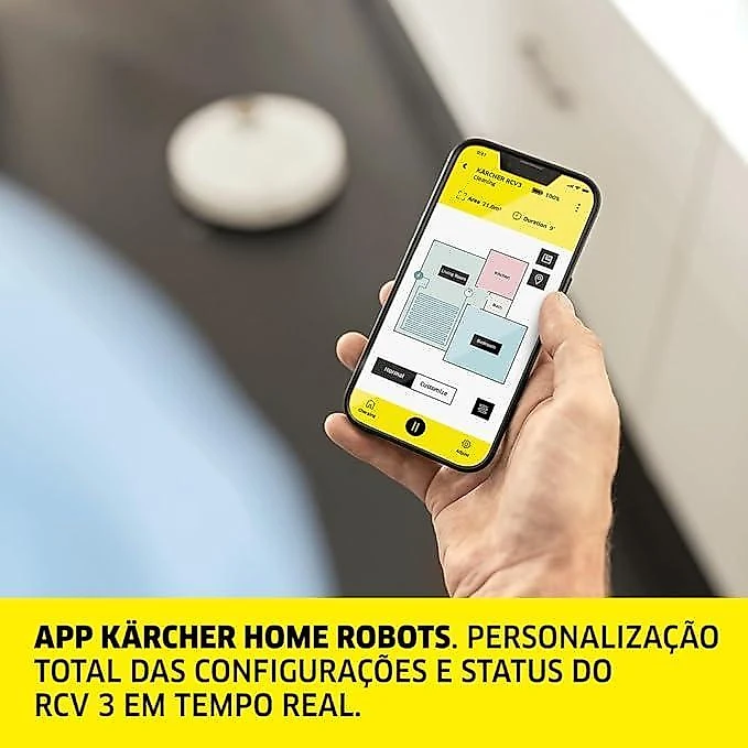 Robô aspirador de pó karcher rcv 3 - bivolt