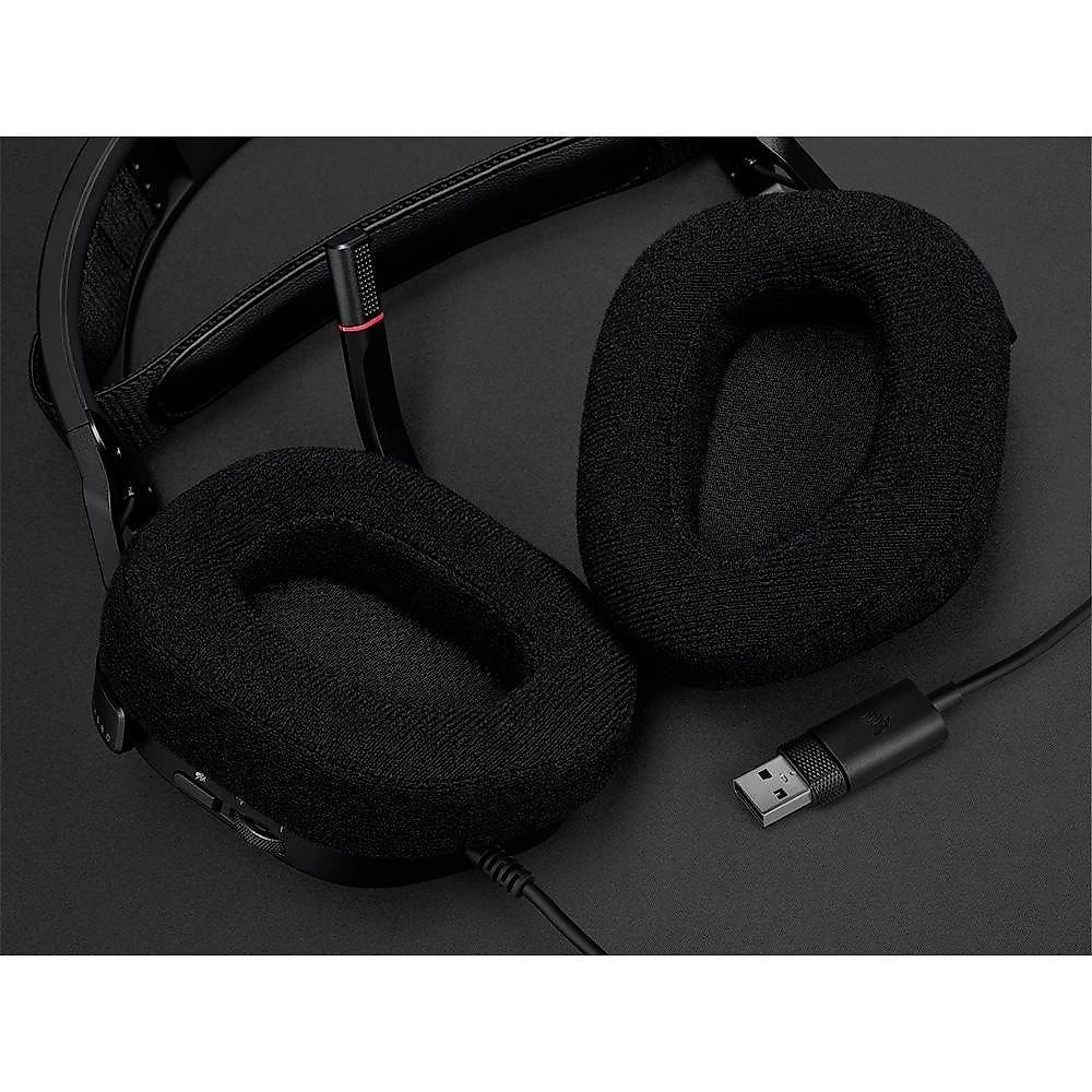 Headset Gamer Corsair HS80 Premium, RGB, Surround, Dolby 7.1, Drivers 50mm, Preto - CA-9011237-NA