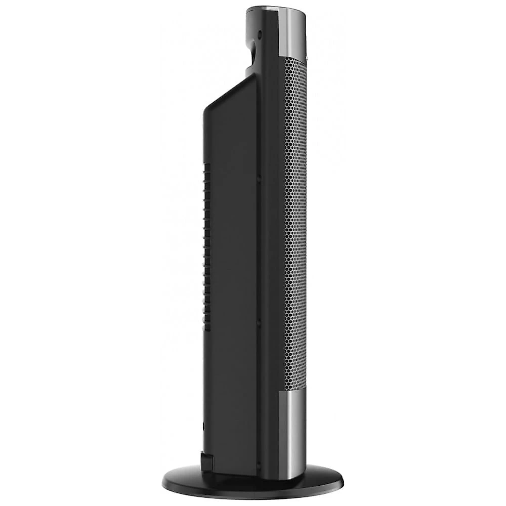 Aquecedor de Torre Lasko Ellipse Prata 46,23 cm 1500W 120 graus ECO 3 Níveis Timer 12h Controle Remoto Modelo CT18951 120V