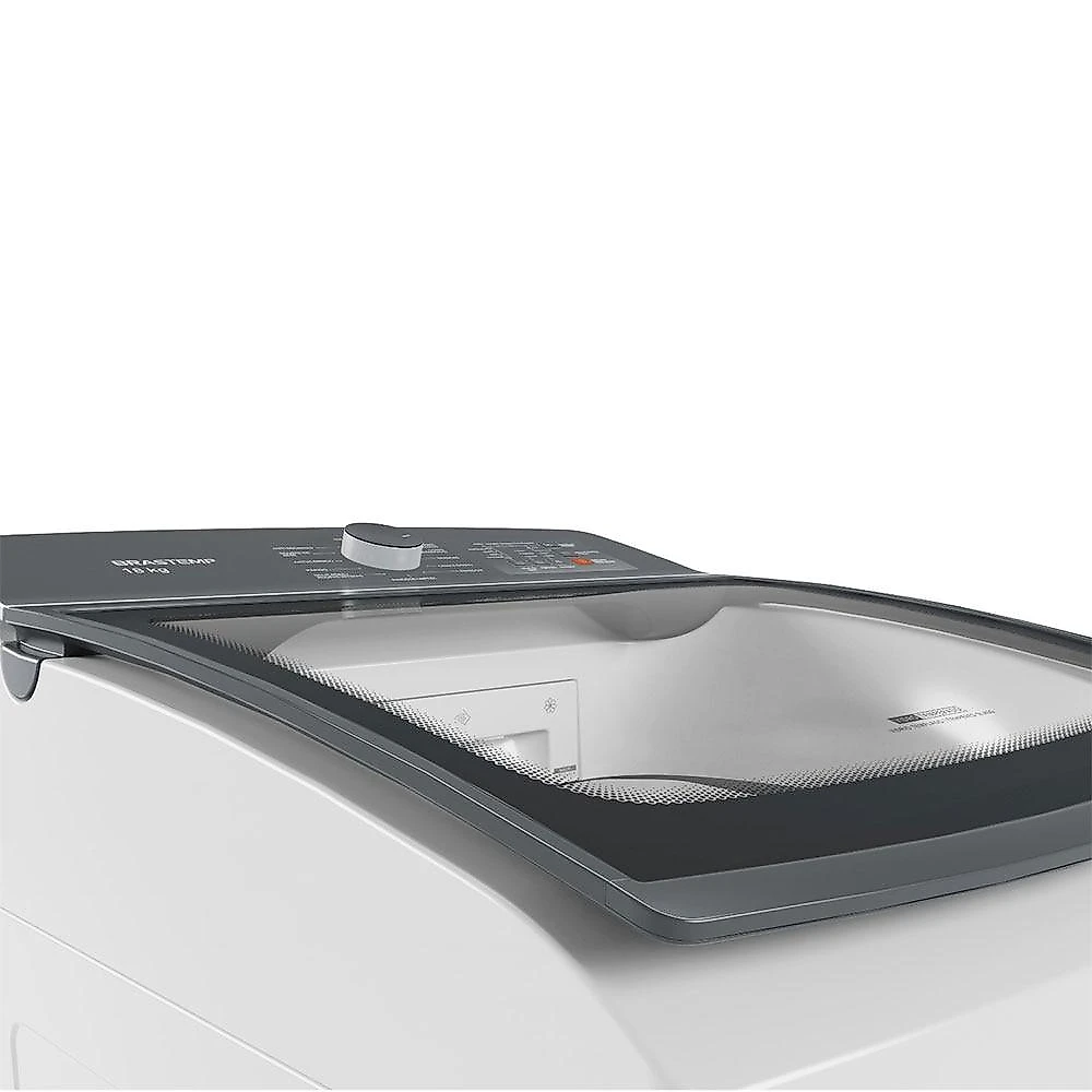 Máquina de Lavar Roupas Automática Brastemp 18Kg, BWF18AB, Branca - 220 Volts