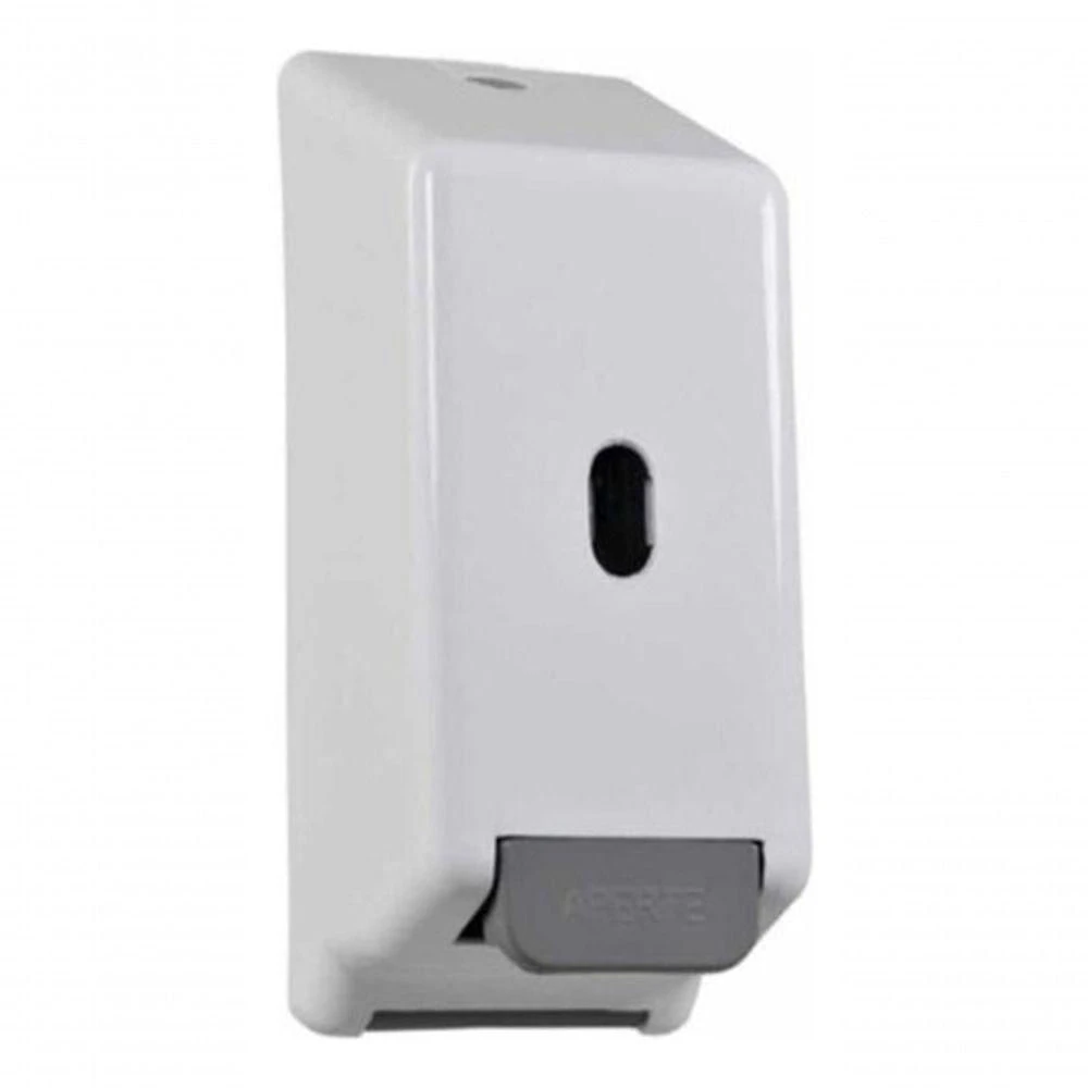 Dispenser para Sabonete Líquido SBC2R com Reservatório 900ML em Plástico Branco com Visor
