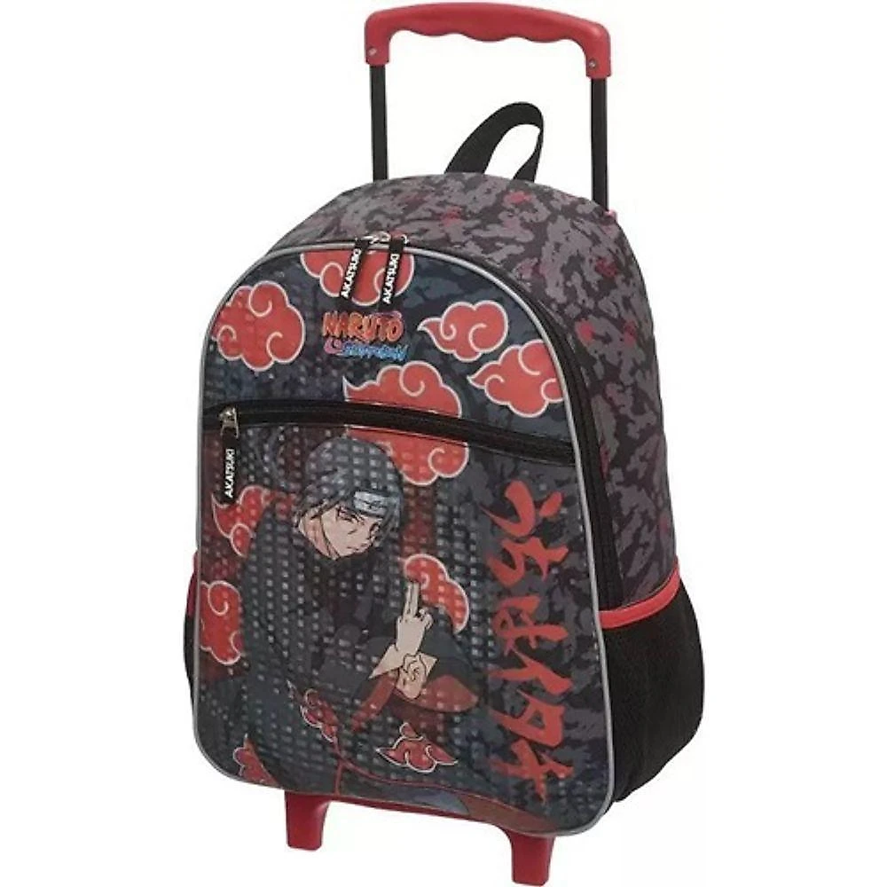 Kit Mochila Rodinha Lancheira Itachi Akatsuki Naruto Pacific