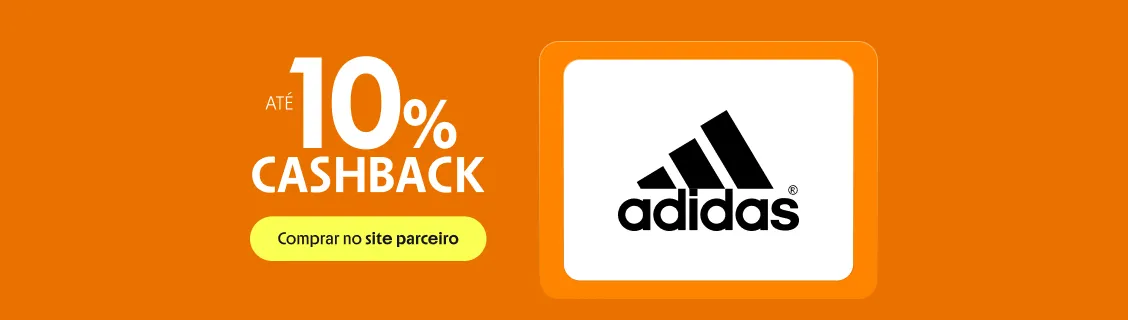 ADIDAS COM ATÉ 10% DE CASHBACK