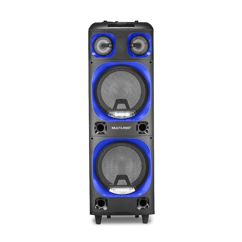 Caixa de som torre double 12 pol. 2000w - sp343out [reembalado] preto