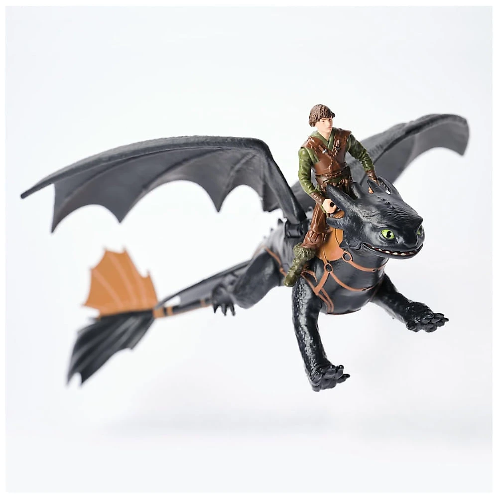 Bonecos de Ação Duo Viking Toothless e Hiccup da Dreamworks Dragons - Brinquedos Infantis para Meninos a partir de 4 anos