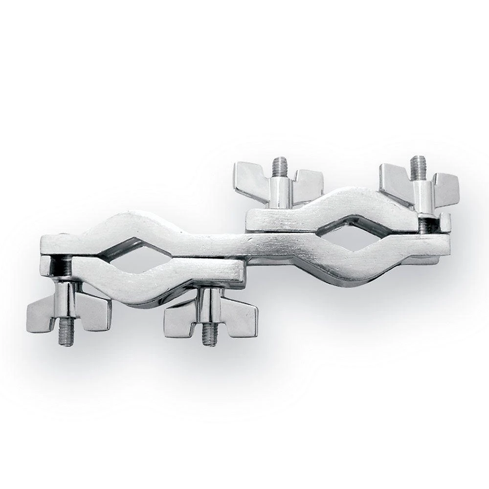 Clamp Duplo para Bateria SC-BGC Duas Vias Hastes 1-2 Polegada Cromado Gibraltar