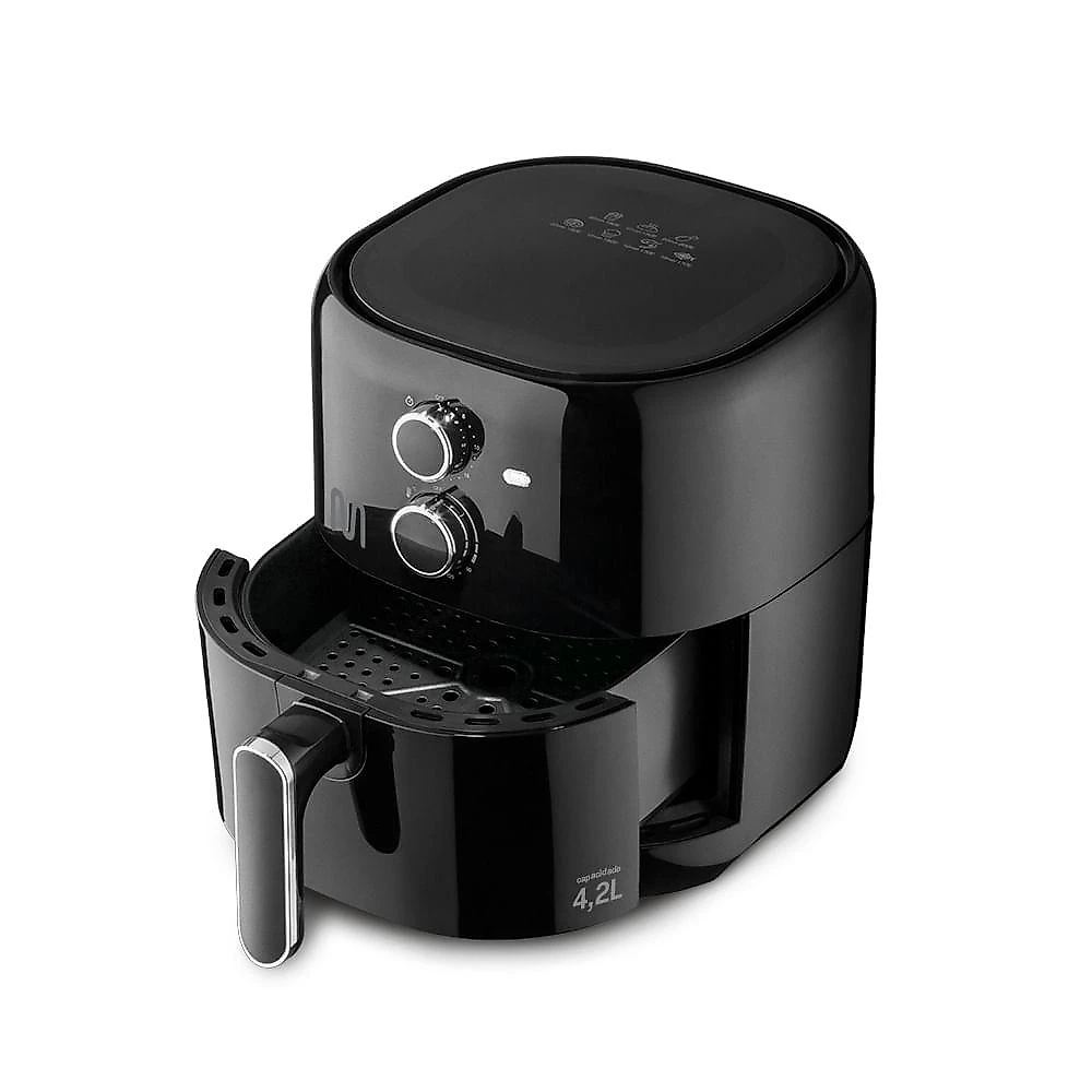 Air fryer multi 4,2l 127v-1500w temperatura 80 a 200ºc preta - go207 preto - 127v