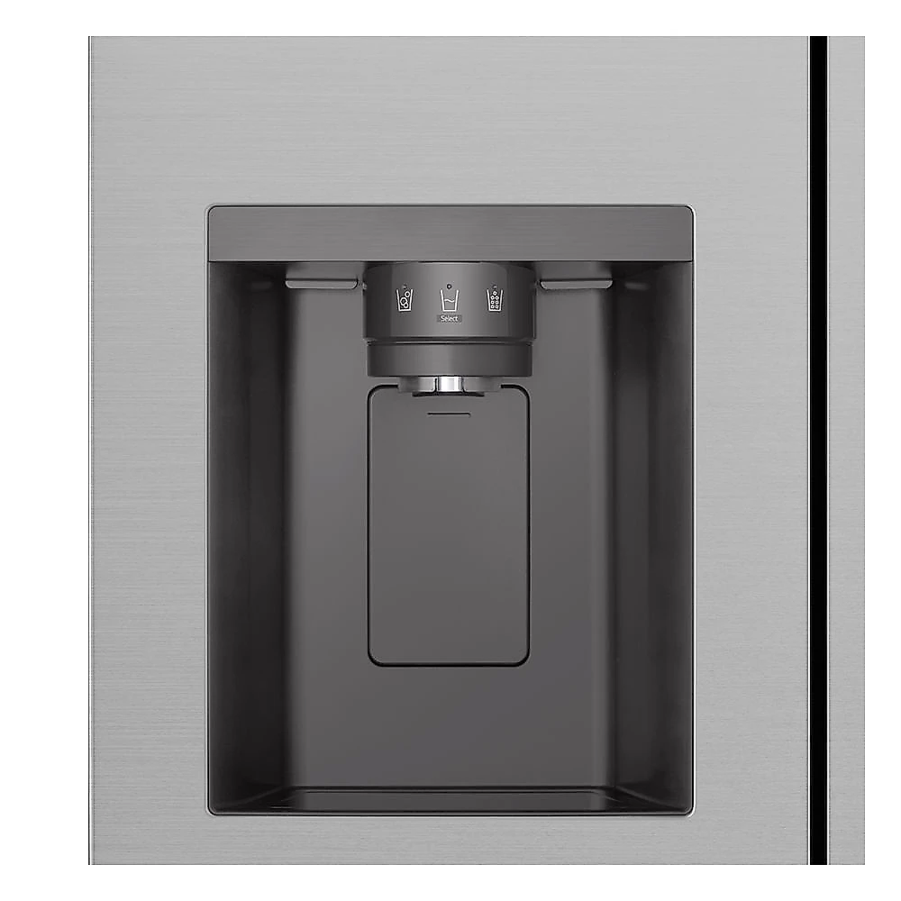 Refrigerador Smart Side by Side LG de 02 Portas Frost Free Inverter, 638L, Inox - GC-L267KLQ Bivolt