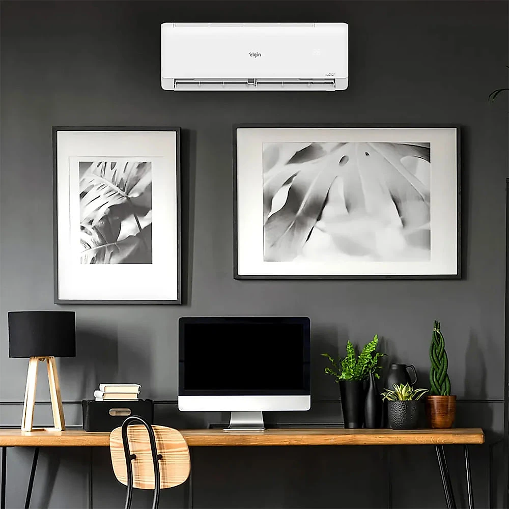 Ar Condicionado Split Inverter 12000 BTUs Eco II Frio 45HJFI12C2WC Elgin Branco - 220V