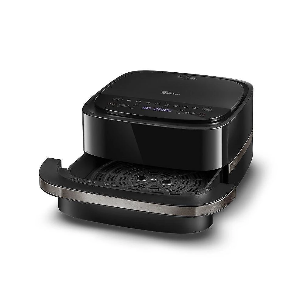 Air Fryer Dual Grill 4L Preto Fischer Preto 220V