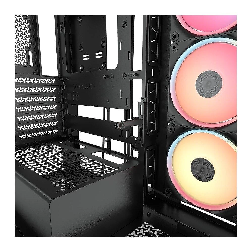Gabinete Gamer Corsair 3500X LX-R, Mid-Tower, Vidro Temperado, 3 Fans LX120 RGB Inclusas, iCUE LINK, Preto - CC-9011324-WW