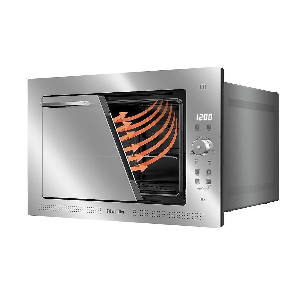 Forno Elétrico De Embutir Digital Mueller 50 Litros Espelhado MFE50L 110V
