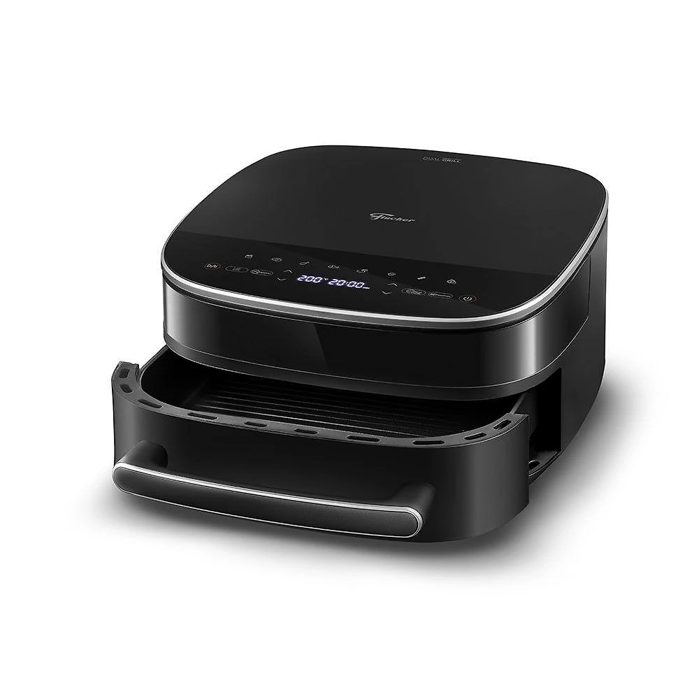 Air Fryer Dual Grill 6L Preto Fischer Preto 110V