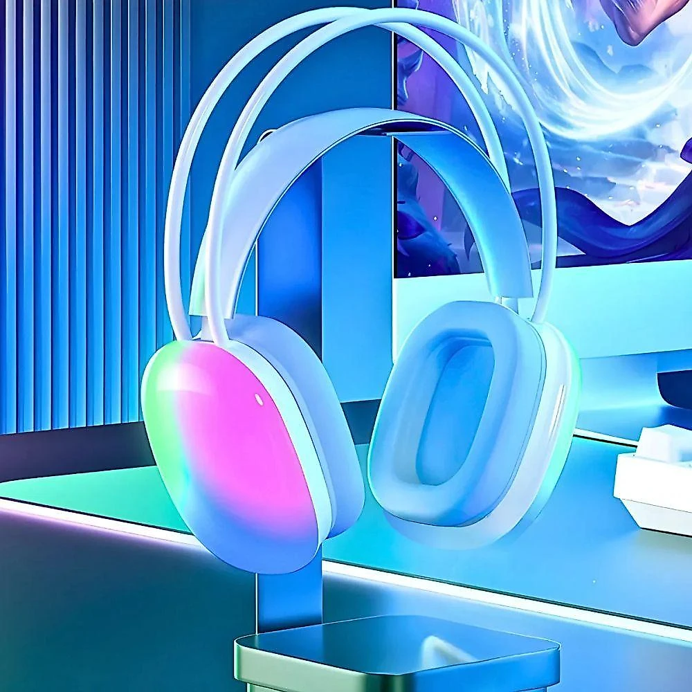 Fone De Ouvido Sem Fio Bluetooth V5.3 Com Led - Verde