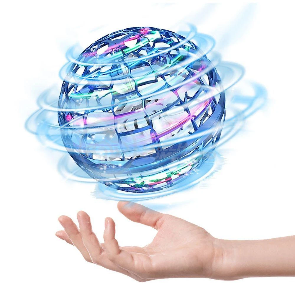 Bola Spinner Voadora Led Divertido Colorido Azul