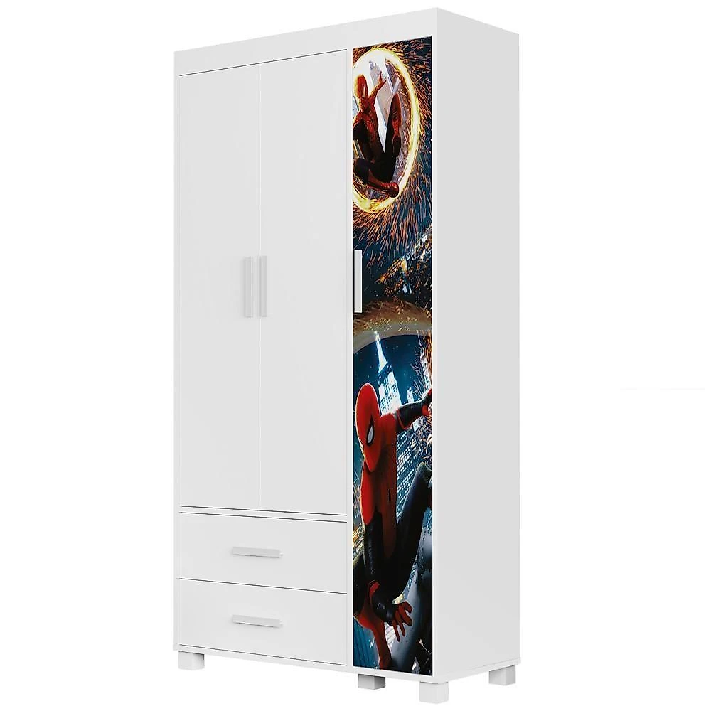 Quarto Infantil 3 Peças Com Mini Cama Herói Aranha Z53 - Mpozenato