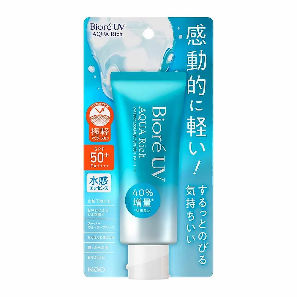 Protetor solar bioré - aqua rich watery essence fps 50 70g