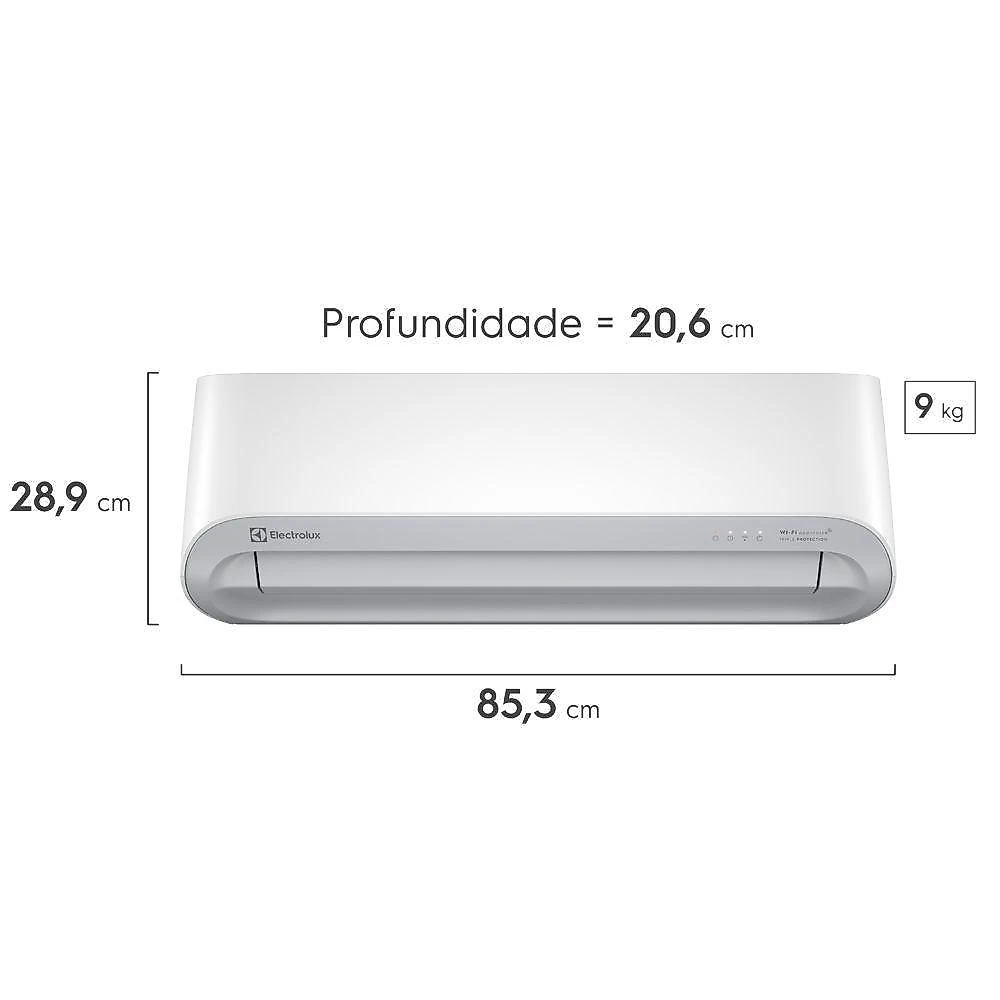 Ar condicionado split electrolux color adapt 9000 btus frio inverter 220v (yi09f-ye09f)