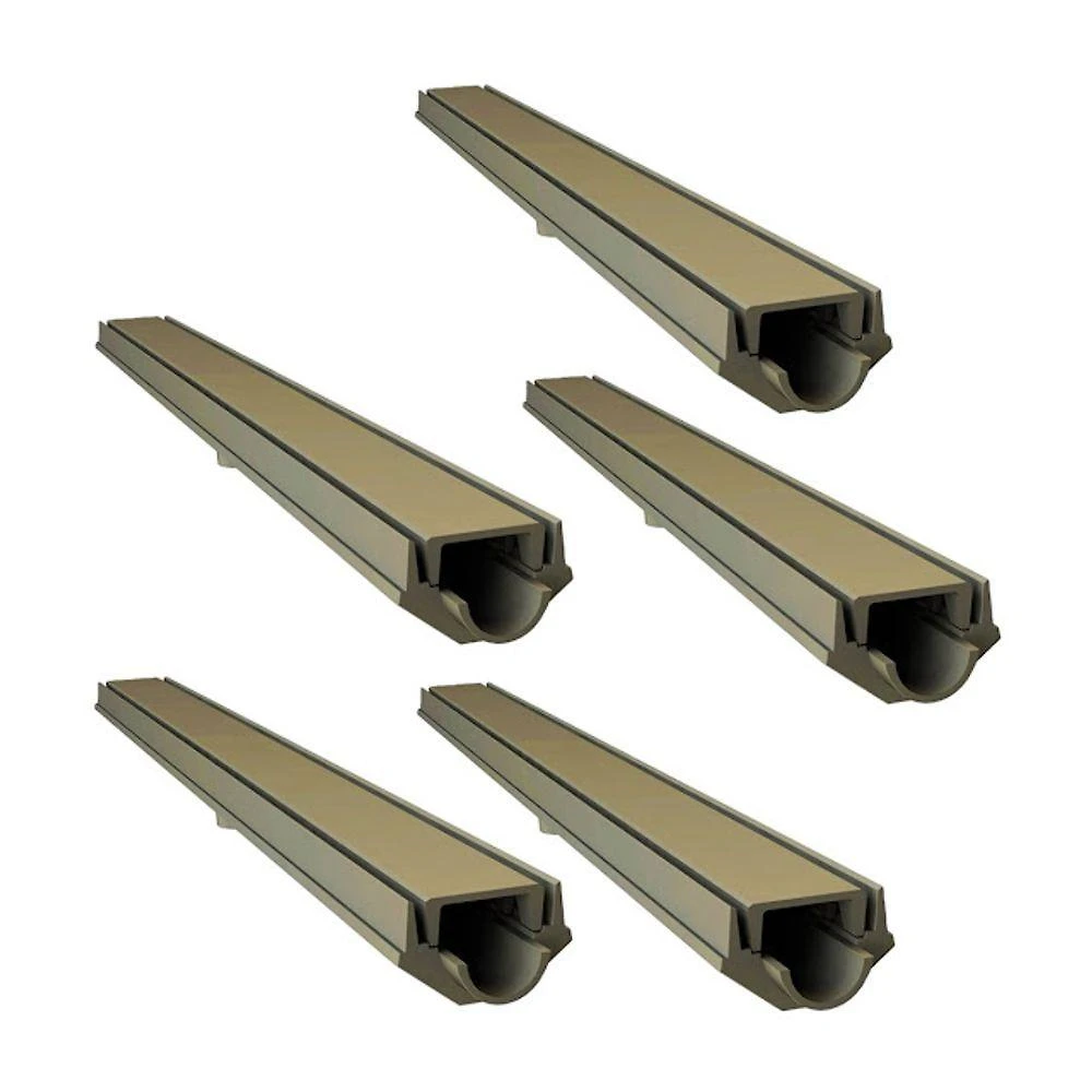 Kit 5 Grelha Invisível Oculta Caixa Coletora 100x8cm Fendi GDA