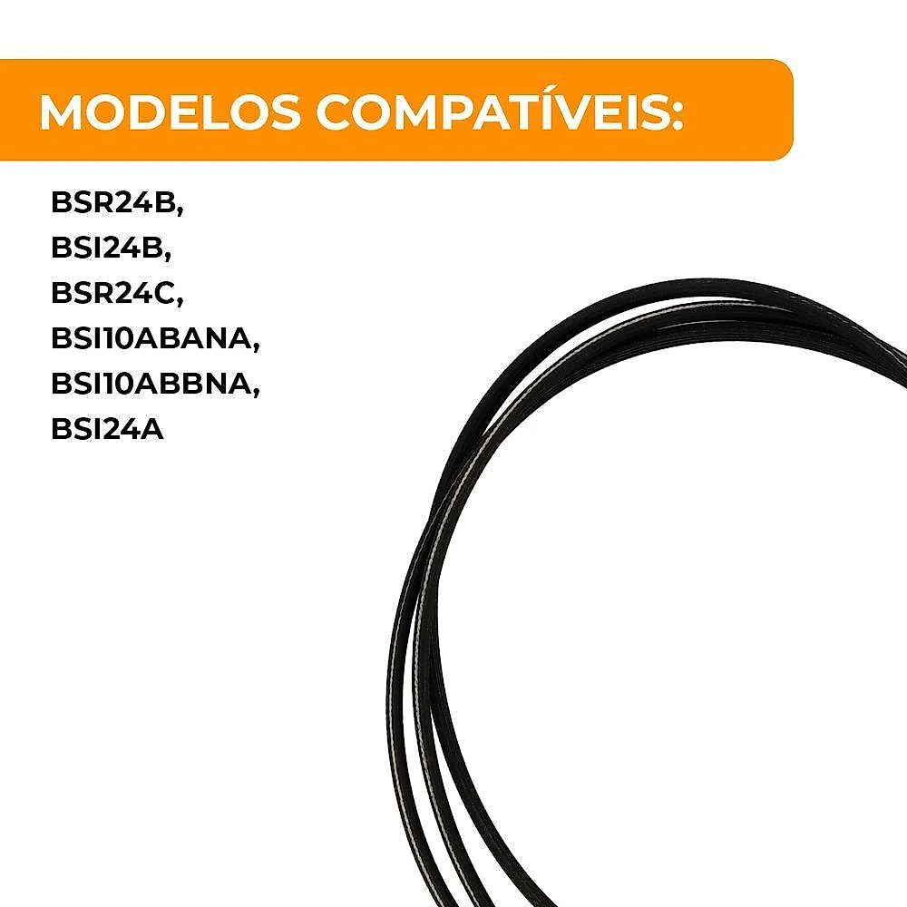 Correia Para Secadora 10kg Brastemp Consul Bsr24b 326009101 Único