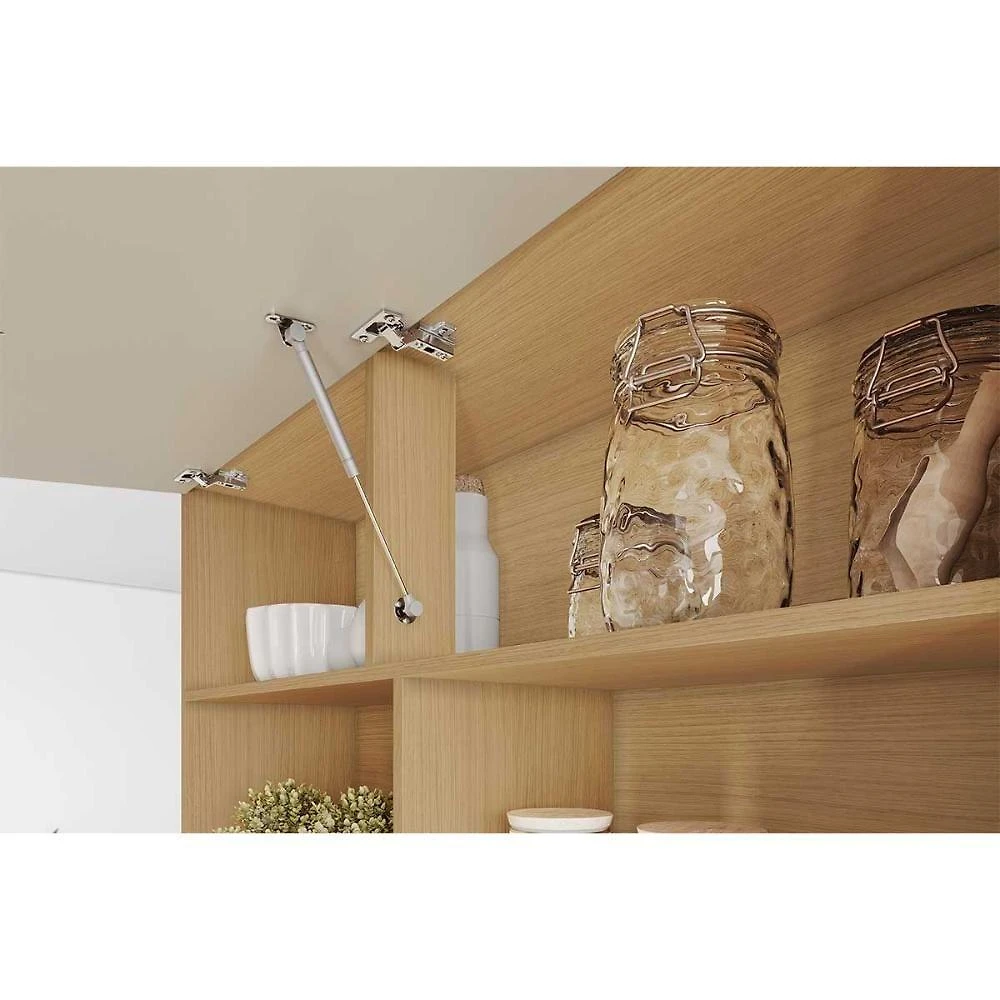 Kit De Cozinha Compacta Nobreza C- 7 Portas E 2 Gavetas 210cm Carvalho-cinza - Nesher