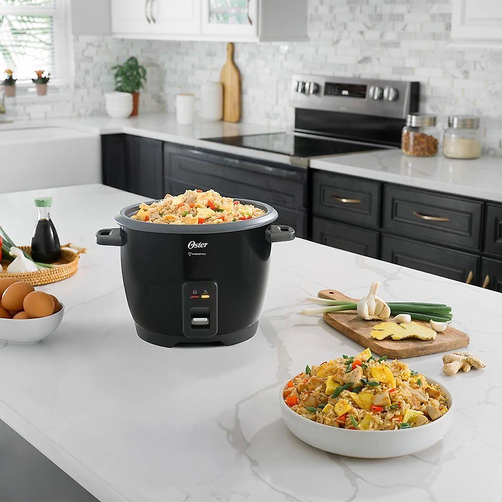 Panela Elétrica De Arroz Diamondtech Oster Black 1,2L - 220V