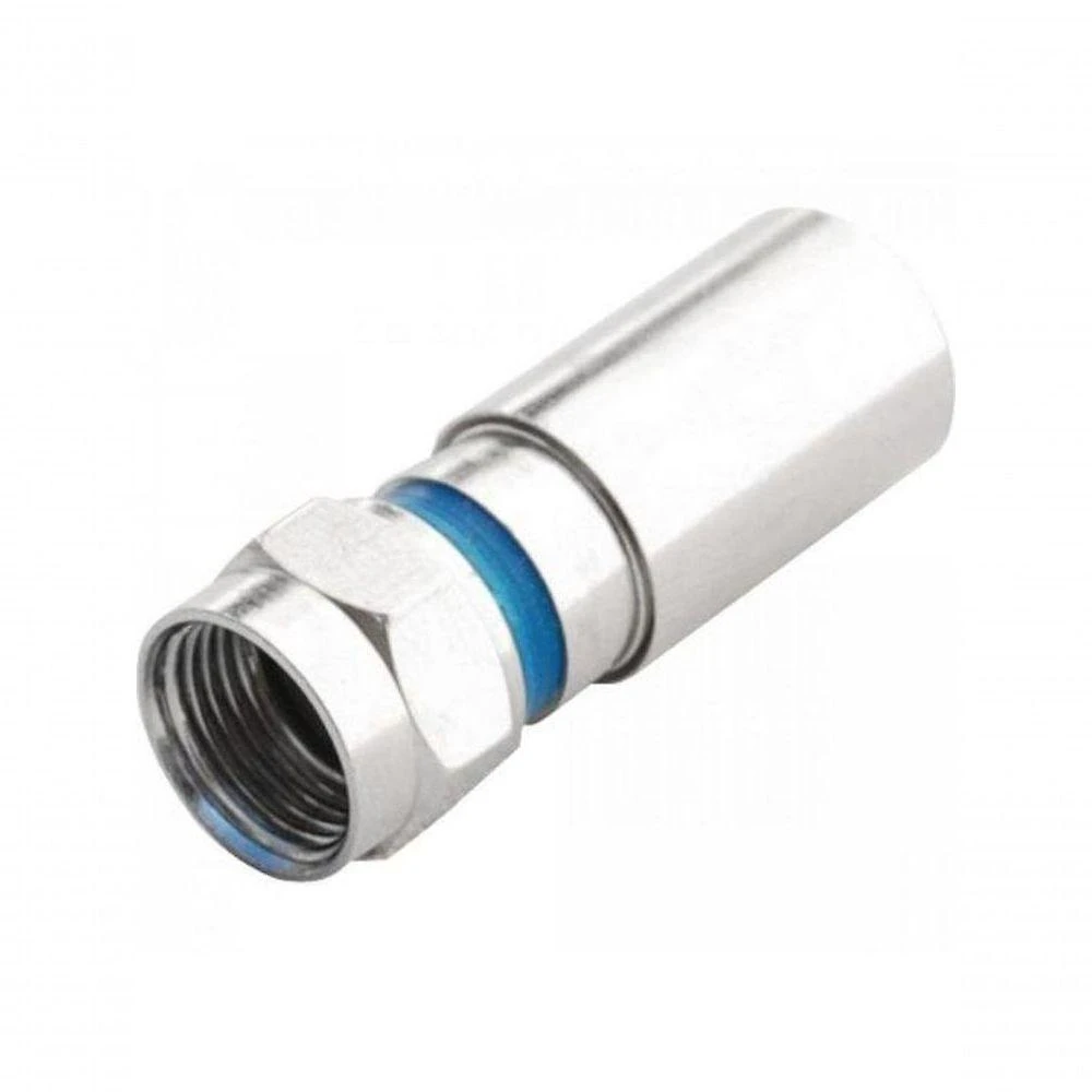 Conector F Compressão Cnf-60012a Rg6 Proeletronic Cem 100