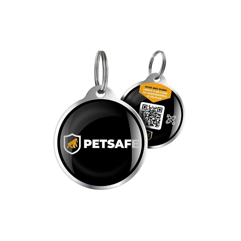 Pingente Tag de Identificação para Coleira de Cães e Gatos com QRCode - PetSafe - no Atacado - Caixa Fechada 10 Unidades - Gshield