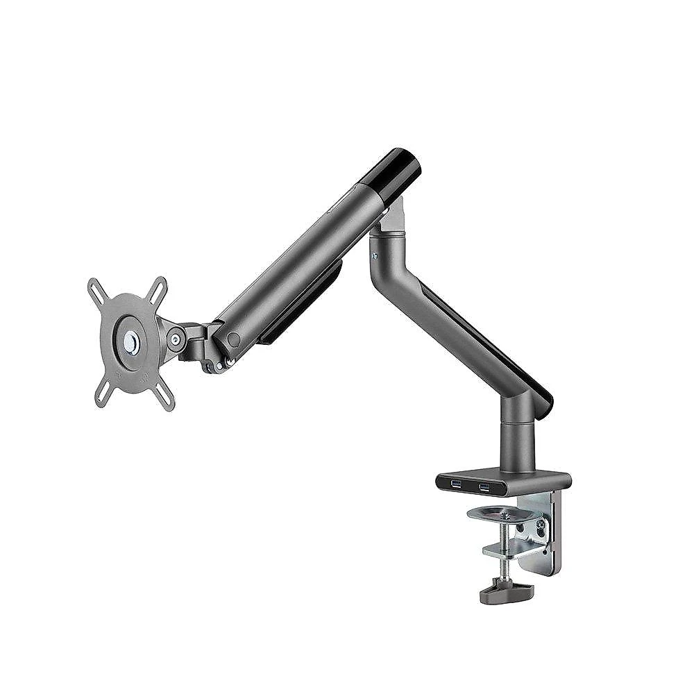 Suporte para Monitor Premium Octoo com Pistão a Gás e Ajuste de Altura, até 32", Grafite - 9841